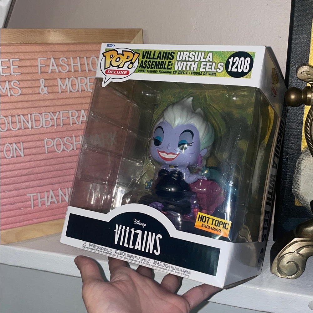 FUNKO POP - Disney Villains Ursula with Flotsam & Jetsam Figurines